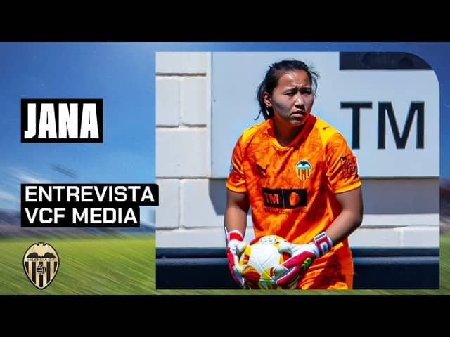 ENTREVISTA A JANA EN LA PREVIA DEL PARTIDO DE IDA DE LA FINAL DEL PLAY-OFF DE ASCENSO A LA LIGA F