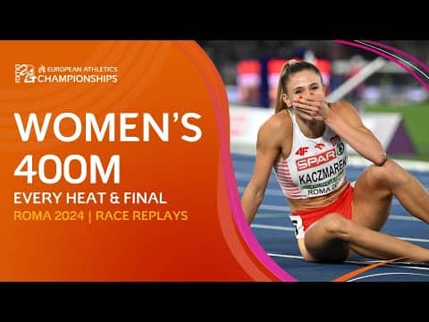 Scintillating Finish! 🤯 EVERY Heat & Final of the Women's 400m | Rome 2024