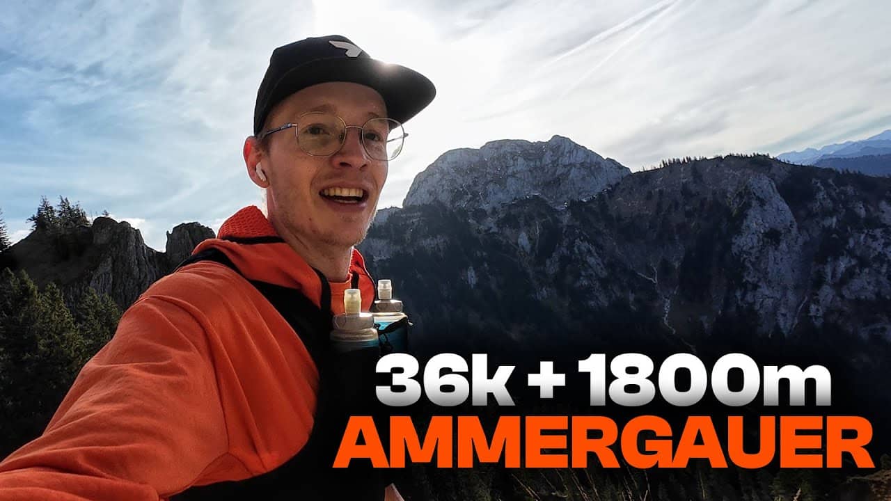 38 Kilometer Trailrun durch die Ammergauer Alpen
