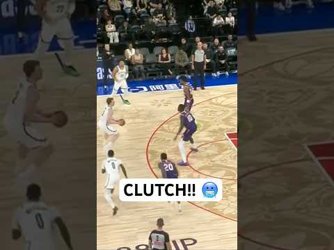 Danny Wolf takes the lead late for the Nets!