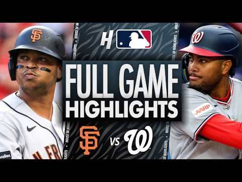 San Francisco Giants vs Washington Nationals - FULL GAME HIGHLIGHTS 🔥 April 17, 2026 MLB Season