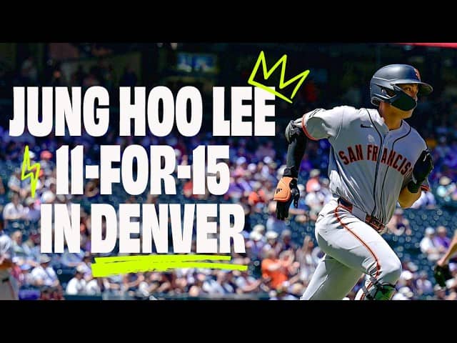 All 11 Jung Hoo Lee Hits from the Weekend in Denver | San Francisco Giants vs. Colorado Rockies