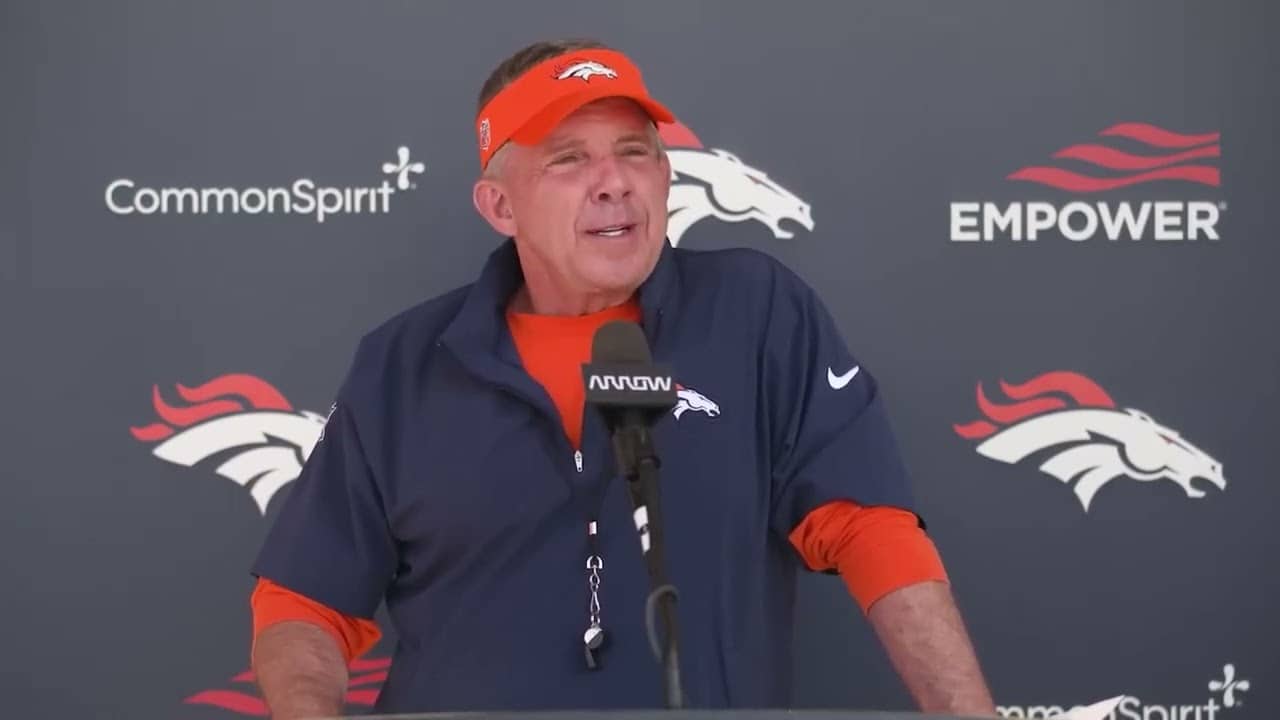 Sean Payton Breaks Down Kurt Warner's Son, E J , Who is In Camp with Denver Broncos