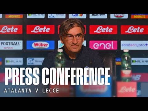 Atalanta-Lecce | La conferenza stampa di Ivan Jurić 📹🎙️ | 3ª Serie A Enilive 2025/26