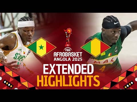 Senegal 🇸🇳 vs Mali 🇲🇱 | Extended Highlights | #AfroBasket 2025
