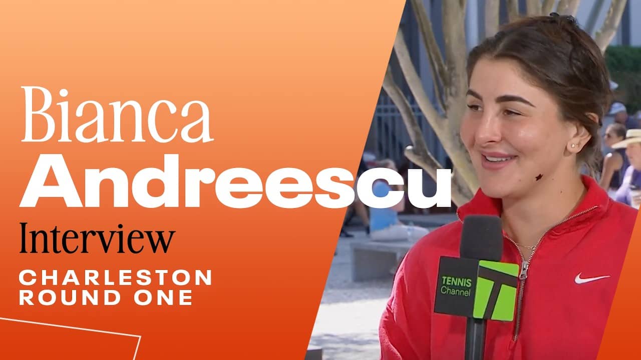 Bianca Andreescu talks making soundcloud music, life off-court | 2026 Charleston