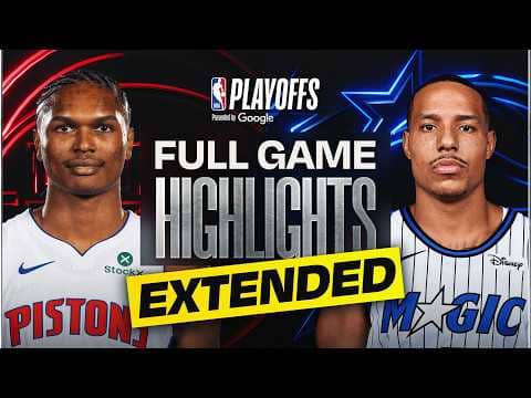 EXTENDED: #1 PISTONS at #8 MAGIC | FULL GAME 3 HIGHLIGHTS | April 25, 2026