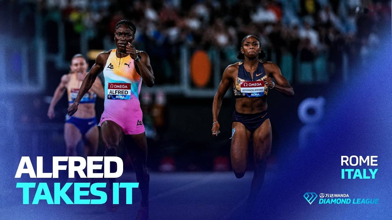Alfred edges out Jefferson-Wooden in epic 200m showdown with 21.93 | Wanda Diamond League