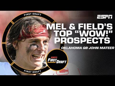 Mel Kiper & Field Yates' prospects who 💥POP💥 from 2026 NFL Draft Class | First Draft🏈