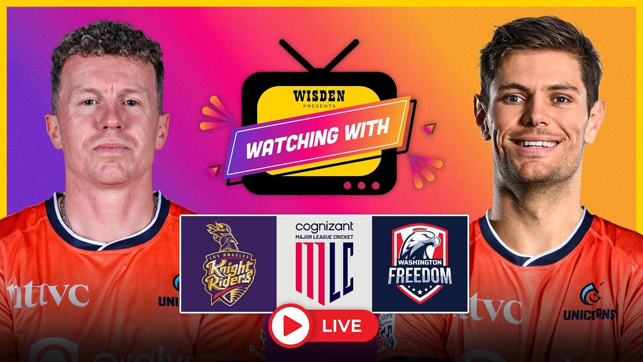 LIVE MAJOR LEAGUE CRICKET WATCHALONG AND Q&A with Peter Siddle and Aaron Hardie