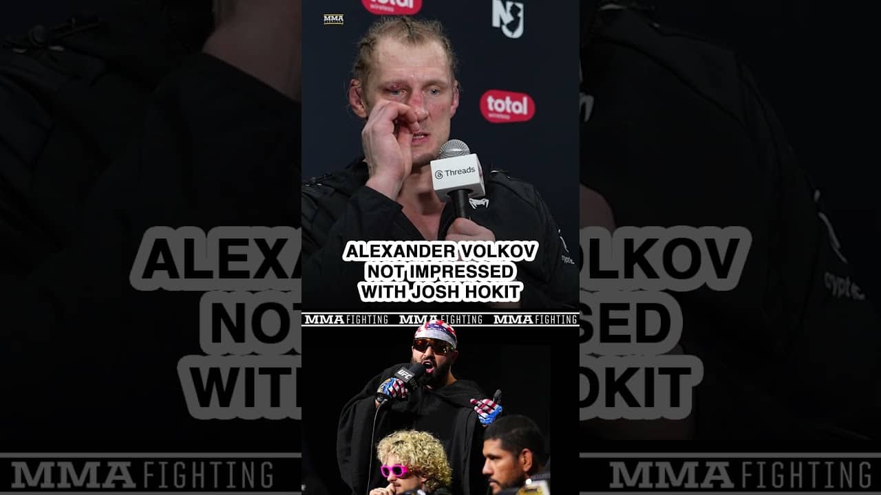 'I don't care': Alexander Volkov isn't impressed with Josh Hokit after his win at #UFC328