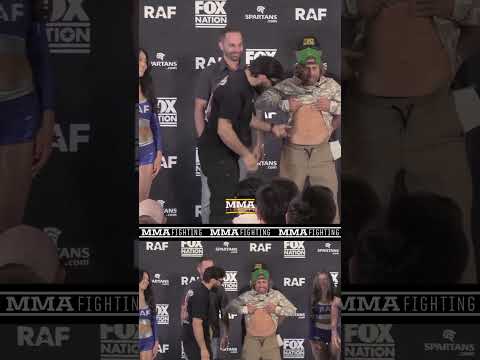 Arman Tsarukyan vs. Urijah Faber HILARIOUS RAF 8 faceoff | MMA Fighting
