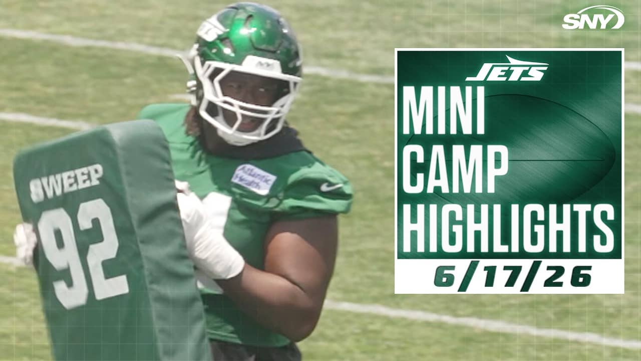 Olu Fashanu, Jets get to work in second day of minicamp in Florham Park