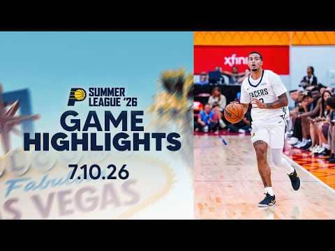 Indiana Pacers Summer League Highlights vs. Cleveland Cavaliers | July 10, 2026
