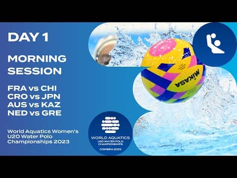 World Aquatics U20 Women’s Water Polo Champs 2023 | Day 1 Morning Highlights