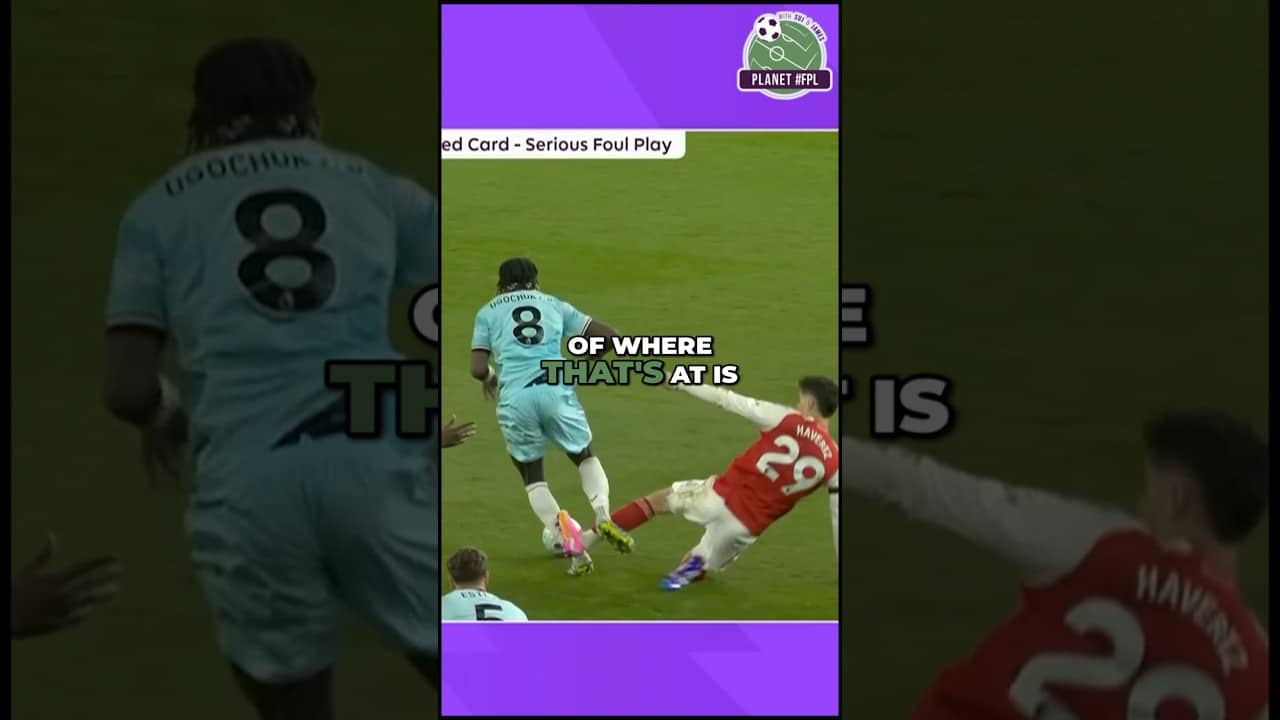 Havertz should've been sent off 🟥