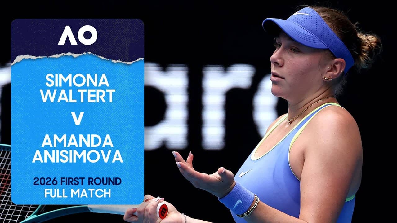 Simona Waltert v Amanda Anisimova Full Match | Australian Open 2026 First Round