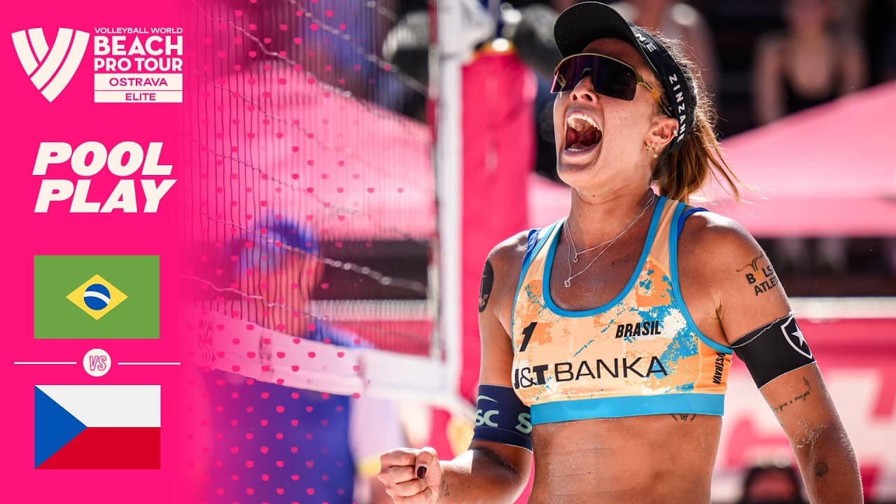 Thamela/Victoria vs. Svozilova/Stochlova - Pool Play Highlights | Ostrava 2026 #BeachProTour