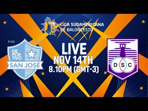 LIVE - San Jose v Defensor | Liga Sudamericana de Baloncesto FIBA 2025 | Quarter-Finals
