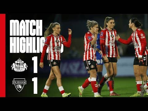 Lasses claim Wear-River derby victory on penalties | SAFC Women 1-1 Durham Women | Subway League Cup
