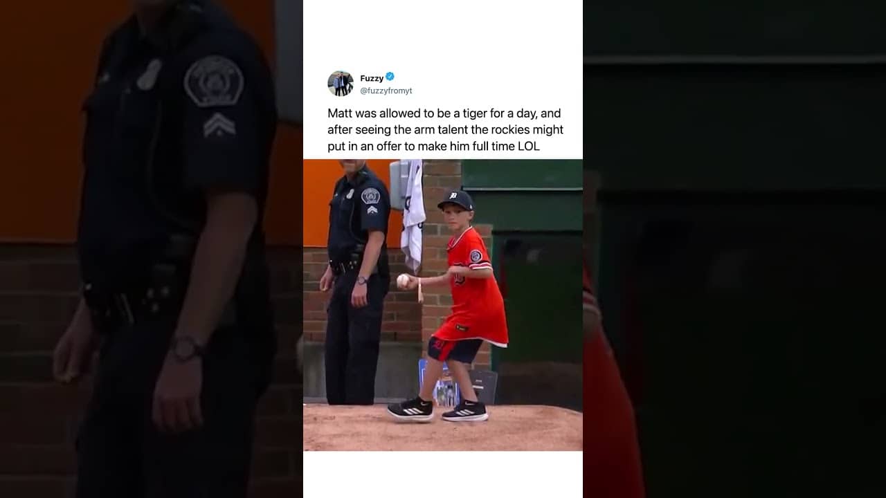 that kid has an arm 👏