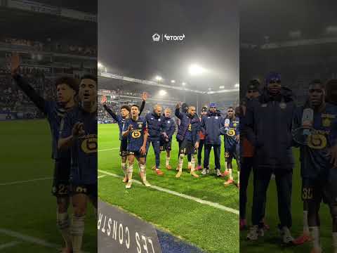 Les joies lilloises après la victoire à Auxerre avec @etorofrance877 🤩