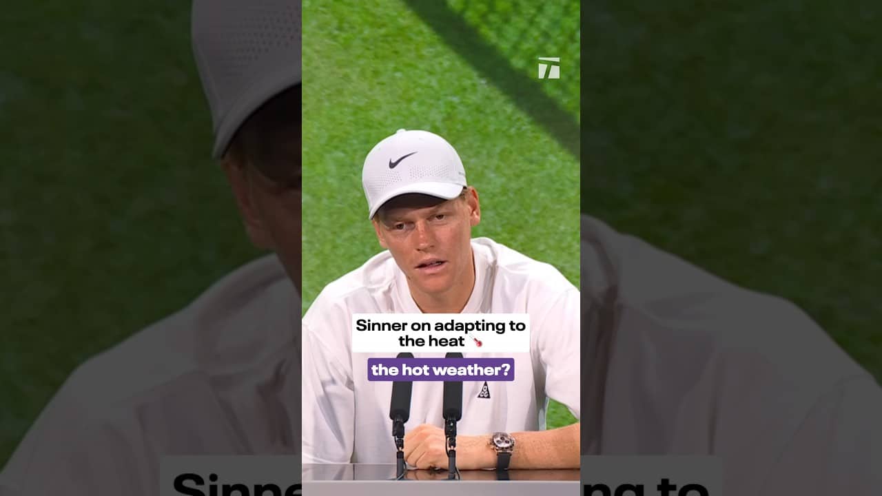 Working on the small details 🔑 #wimbledon #janniksinner