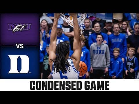 Niagara vs Duke Condensed Game | 2025-26 ACC Men's Basketball