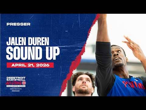 Postseason Media Availability | Jalen Duren | Tuesday, April 21th 2026