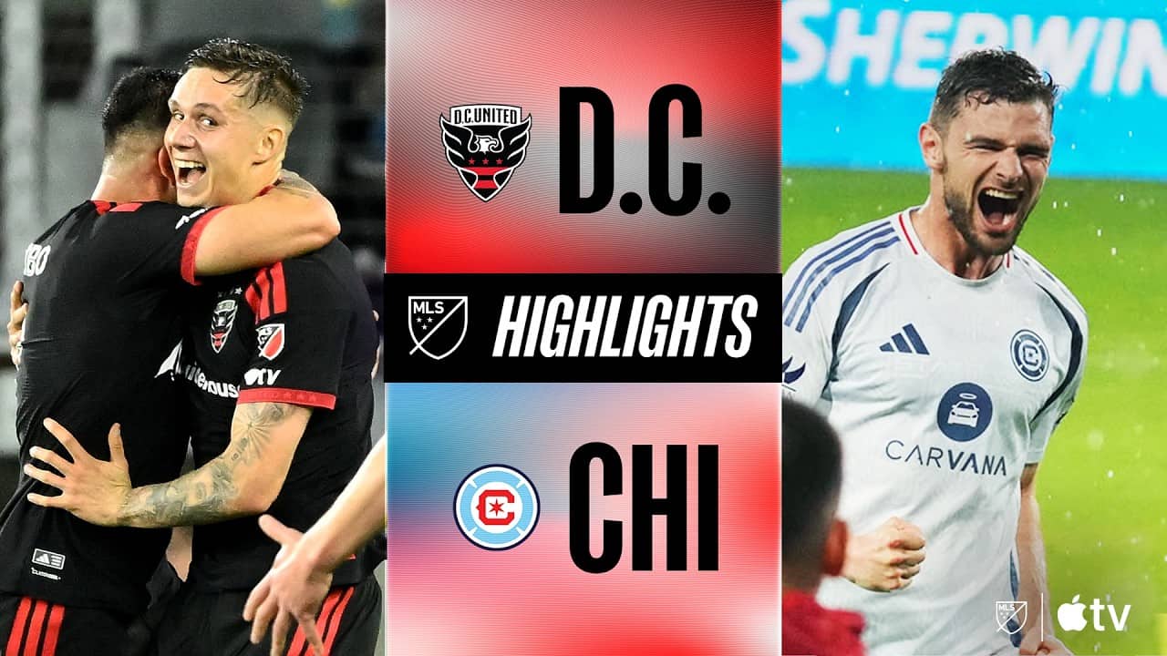 D.C. United vs. Chicago Fire FC | Full Match Highlights | 4-Goal Thriller!