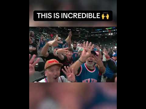 Chuck was in awe of the Knicks fans 👏