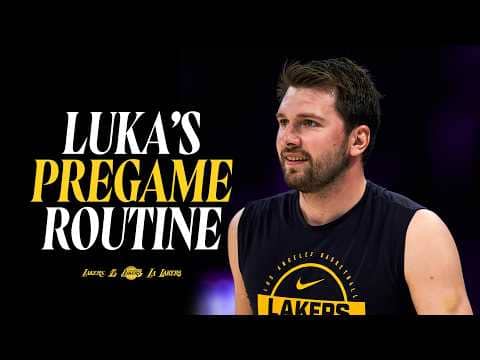 How Luka Dončić Warms Up to Dominate Games