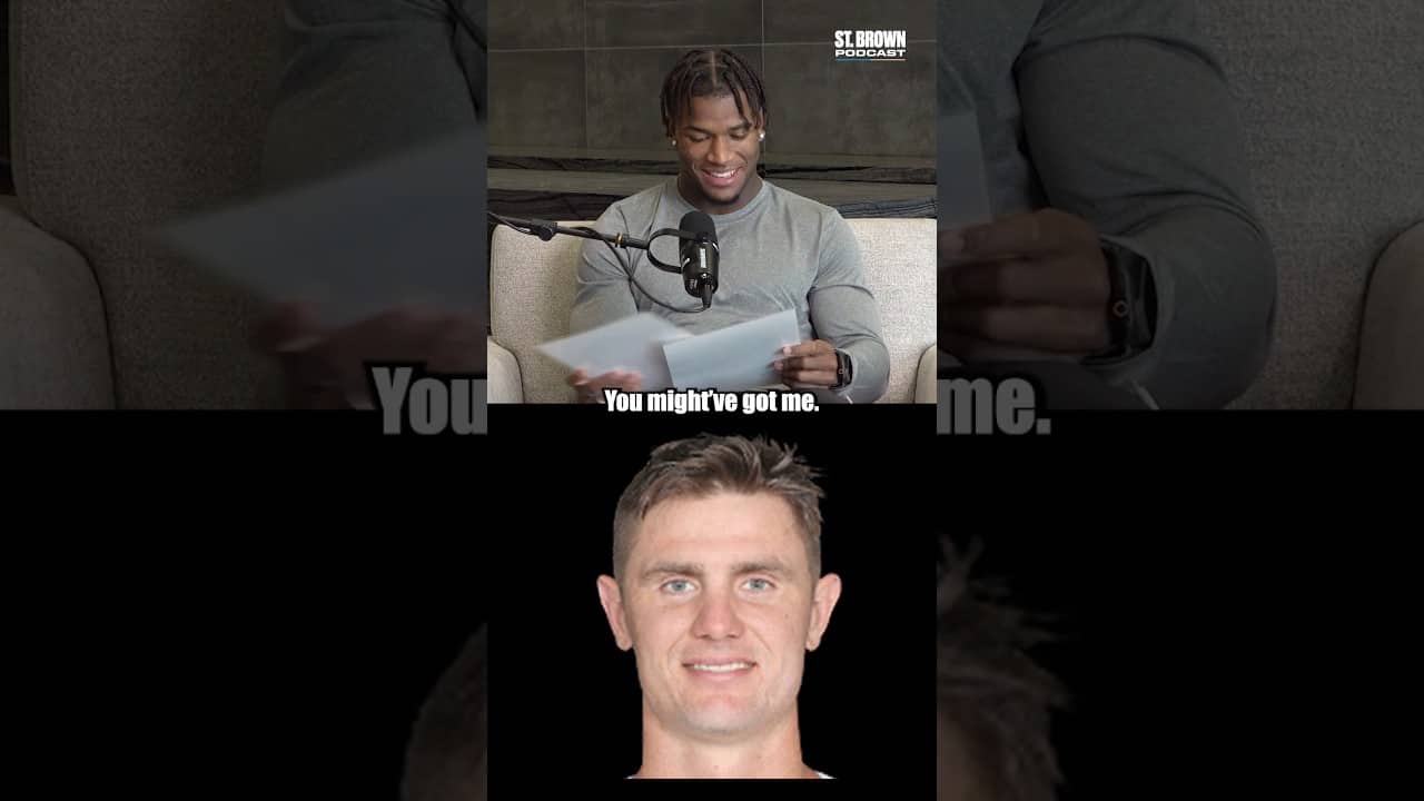 Caleb Downs plays guess the player 🏈