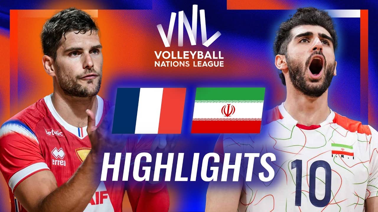 France 🇫🇷 vs. Iran 🇮🇷 - Highlights | Week 2 | Men's VNL 2026