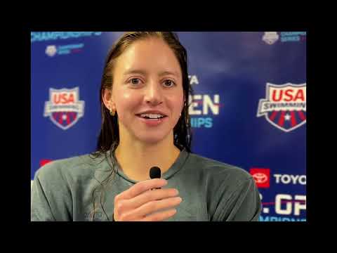 Kate Douglass Clocks 207.8 in First 200 IM Since Paris: "It's good to... get back into it"