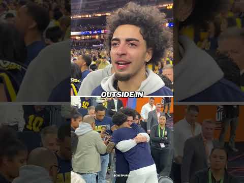 Deywilk Tavarez, who plays for Loyola Chicago, was emotional watching his cousin win the title ❤️