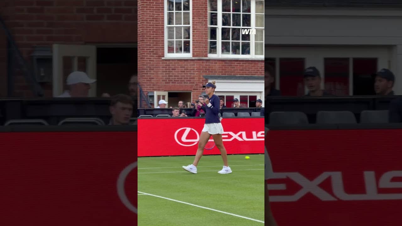 Starting the Grass-Court Swing with a win!🌱Jaqueline Cristian defeats Zheng 6-4, 7-6(4)! #WTA