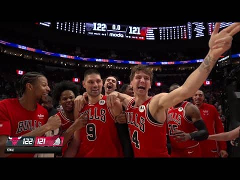 Nikola Vučević BUZZER-BEATING Three! 🚨 #TissotBuzzerBeater