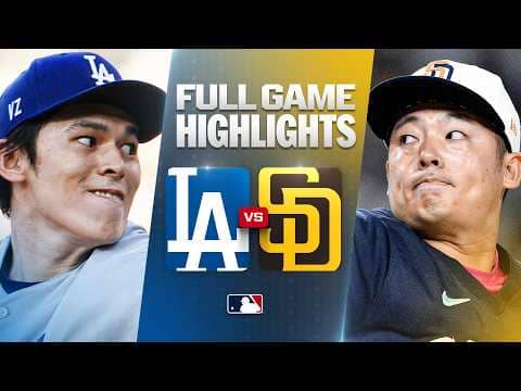 DODGERS vs. PADRES: Official Full Game Highlights (June 26) | 2026 MLB Season