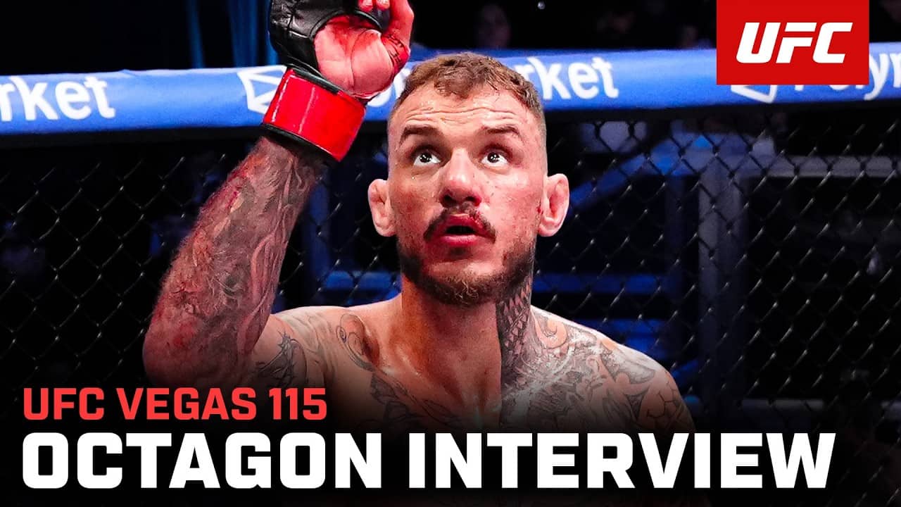 Renato Moicano Octagon Interview | UFC Vegas 115
