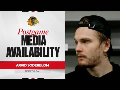 "We competed and we battled." | Arvid Soderblom Postgame 12.27.25