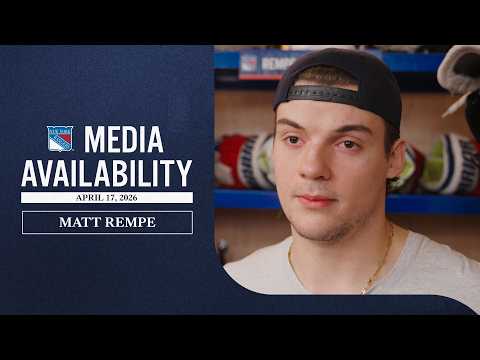 NYR 2026 Exit Day: Matt Rempe Media Availability | April 17, 2026