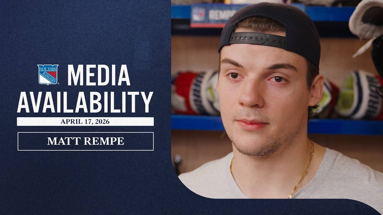 NYR 2026 Exit Day: Matt Rempe Media Availability | April 17, 2026
