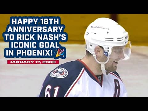 MOST ICONIC GOAL IN CBJ HISTORY! 18 Years Ago Rick Nash Scored THE GOAL in Phoenix 🤩 | Top 25 Goals