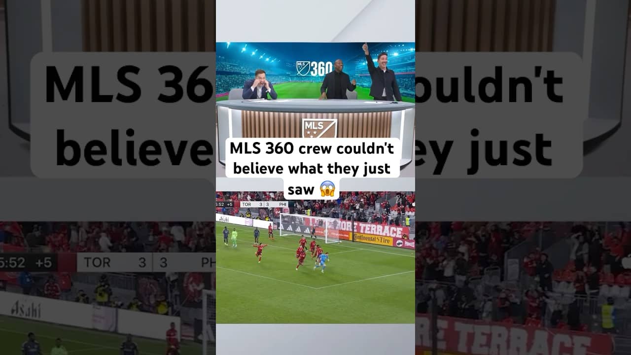 MLS 360 crew went CRAZY for this game-tying GOALKEEPER GOAL 😱