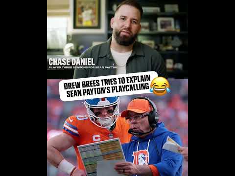 Drew Brees and Chase Daniel show us what Bo Nix goes through now 🧠