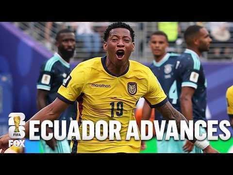 Gonzalo Plata delivers game-winning goal against Germany to clinch Ecuador's Round of 32 berth 🇪🇨