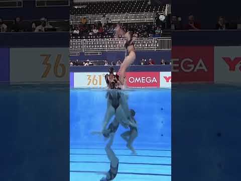 Spain’s Olympic Bronze Artistic Swimming Routine | World Championships #Shorts