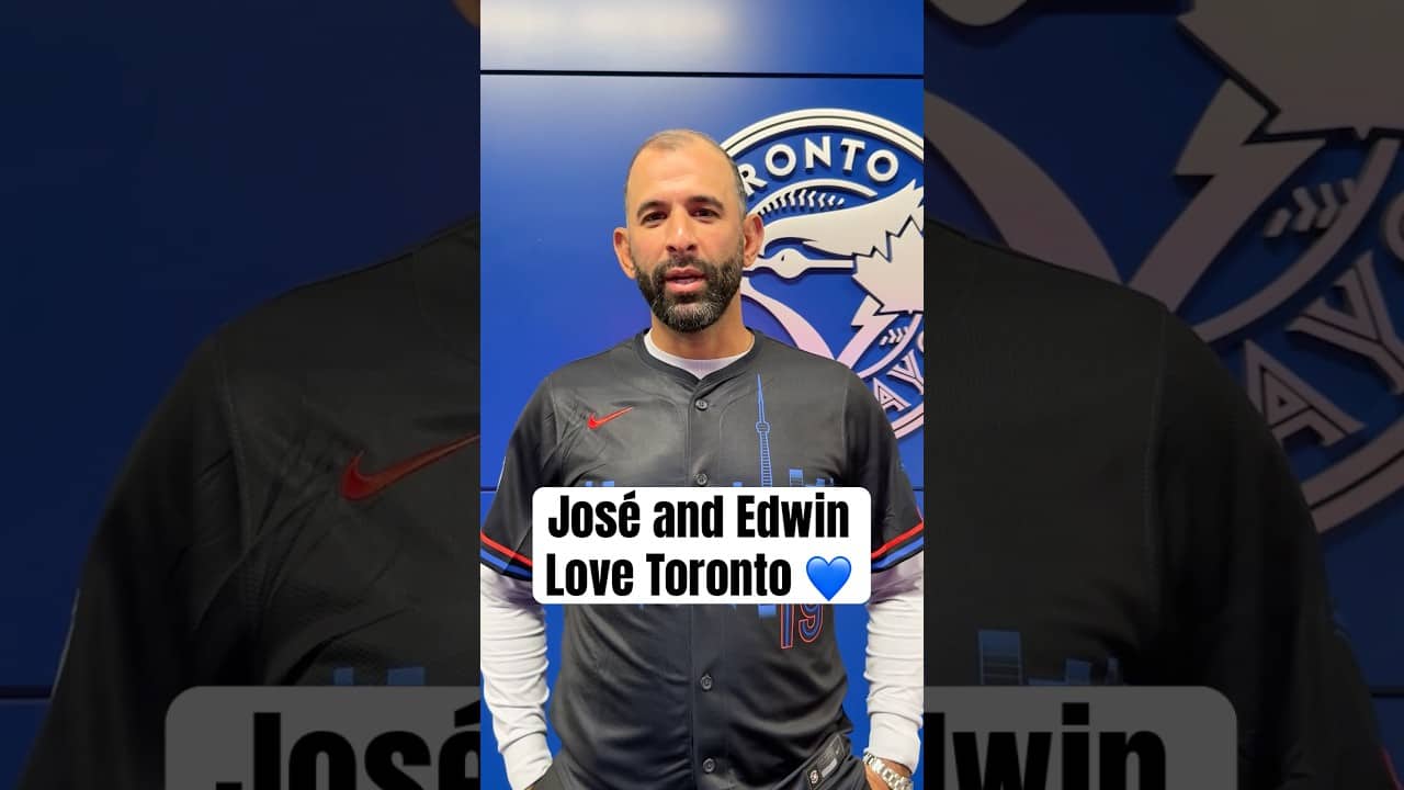 José Bautista & Edwin Encarnación will forever love THEIR city 💙 #MLB #BlueJays
