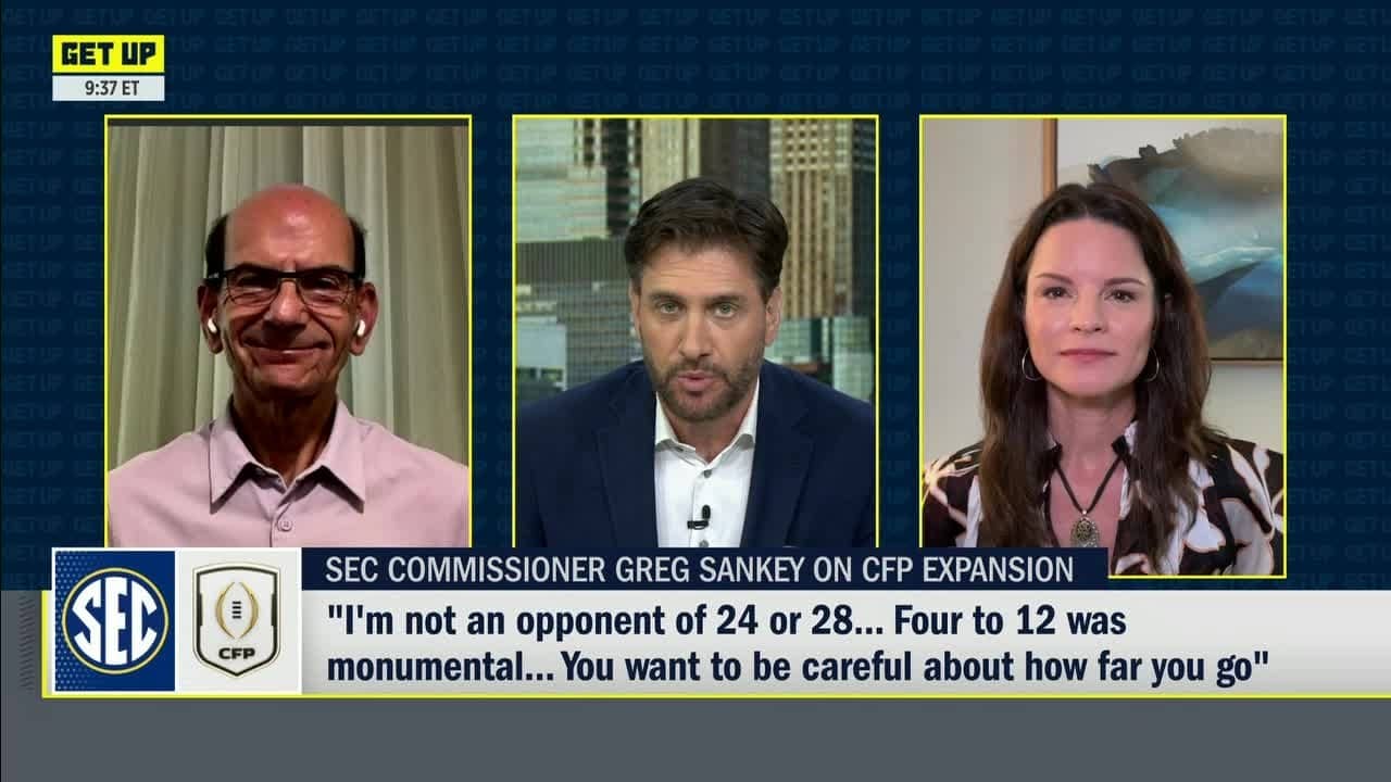 Heather Dinich details 'concerns' about the CFP expanding to 24 teams | Get Up